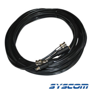 Kit de conexión, 7 m de cable RG59 / V con conectores BNC macho y de alimentación