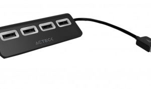 HUB 4 puertos USB ACTECK  Transferencia 480 mb/s 80mm
