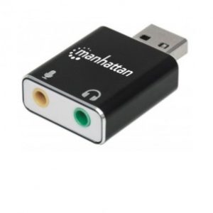 Convertidor USB  a audio MANHATTAN 152754
