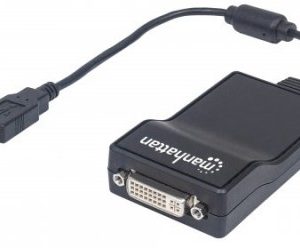 Convertidor USB 2.0 a DVI MANHATTAN 152334