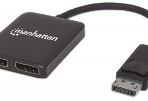 Adaptador de  DisplayPort a 2 DisplayPort MANHATTAN 207768