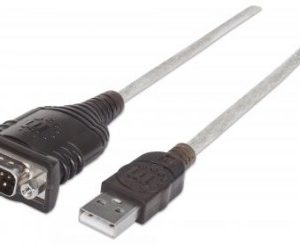 Convertidor de USB a Puerto Serial MANHATTAN 151801