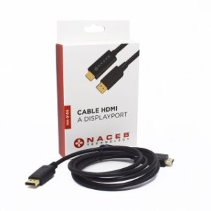 Adaptador HDMI a DisplayPort Naceb Technology NA-0106