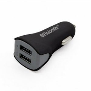 CARGADOR BROBOTIX 2 PTOS USB P/AUTO 963240