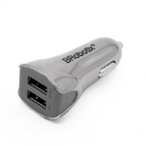 CARGADOR BROBOTIX 2 PTOS USB P/AUTO 963257