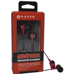 Audífonos Naceb Technology NA-623ROJ