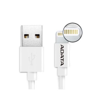 Cable lightning ADATA AMFIPL-1M-CWH