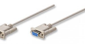 Cable Serial - DB9 - RS232 - Null Modem MANHATTAN 301404