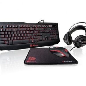 Kit de Teclado y Mouse Gaming THERMALTAKE KNUCKER 4 en 1