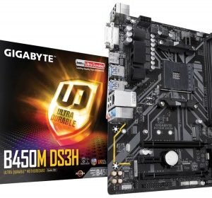 Tarjeta madre GIGABYTE B450M DS3H