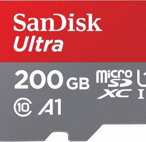 Memoria Ultra 200GB Clase 10 100MB/s Con Adap SANDISK Micro SDHC Ultra