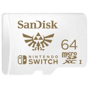 Memoria Micro SDXC 64GB PARA NINTENDO SWITCH SANDISK UHS-I C10