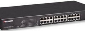 Switch INTELLINET Administrable por Web Gigabit Ethernet de 24 puertos PoE+ y 2 puertos