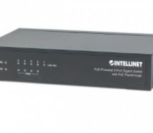 Switch INTELLINET 5 puertos Gigabit alimentado por PoE