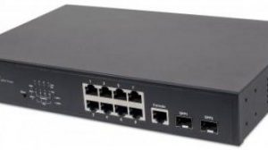 Switch INTELLINET  Administrable Gigabit Ethernet de 8 puertos PoE+ con 2 puertos