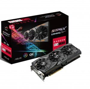 Tarjeta de Video Gaming ASUS ROG-STRIX-RX580-O8G-GAMING