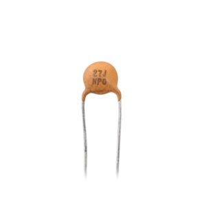 Capacitor Mica Plata 27 PF 50 V.