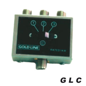 Switch Coaxial de 3 Posiciones para Antenas HF, 1000 W, Conector UHF (PL259) Hembra.