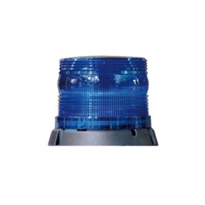 Burbuja UltraStar LED para aplicaciones de extrema vibración y alto impacto en color azul, montaje permanente