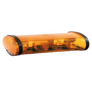 Barras de luces Mini Jet para trabajo pesado, domo color ámbar