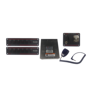 SIRENA con 2 Controles de Mando y un Micrófono con Funciones Incorporadas a la Sirena Electronica PA300