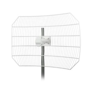 airGrid airMAX M2 CPE, hasta 100 Mbps, frecuencia 2 GHz (2412-2462 MHz) con antena de rejilla de 16 dBi