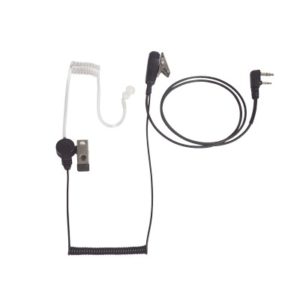 Micrófono/ audífono con tubo acústico para radios KENWOOD.