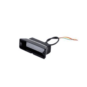 Luz auxiliar de 6 LEDs en color azul / rojo con mica transparente