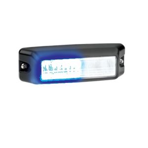 Luz Auxiliar de 6 LED, en color Azul-Claro, con mica transparente