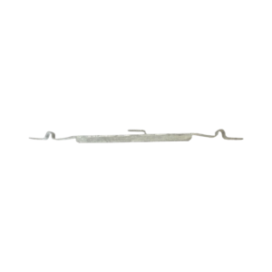 Clip recto automático para unir tramos de charola con peralte 54 mm con acabado Galvanizado por inmersión en caliente
