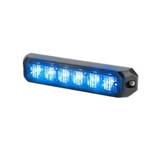 Luz Auxiliar de 6 LEDs, color azul, ideal para Motocicletas