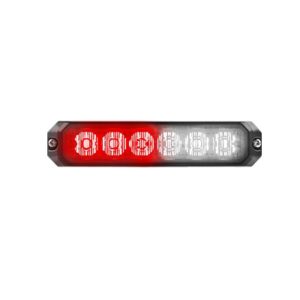 Luz Auxiliar de 6 LEDs, color Rojo/Claro