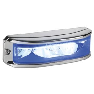 Luz auxiliar MicroPulse Wide Angle LED color azul.