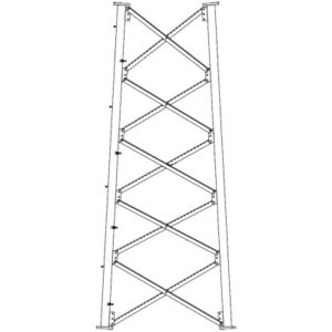 Sección 7 Intermedia para Torre Autosoportada línea SSV (Código de Fábrica: 7N)