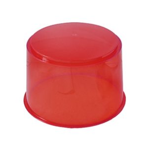 Domo de reemplazo para luz giratoria económica (modelo 100), color rojo