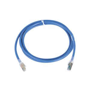 Patch Cord Z-MAX Cat6A UTP, CM, 7ft, Color Azul, Versión Bulk (Sin Empaque Individual)