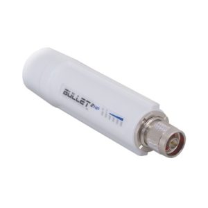 Bullet 2 HP, 802.11 b/g (2.4 GHz), 800 mW, 54 Mbps.